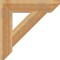 Ekena Millwork Traditional Slat Rough Sawn Bracket, Western Red Cedar, 6"W x 30"D x 30"H BKT06X30X30TRA06RWR - alternate 2
